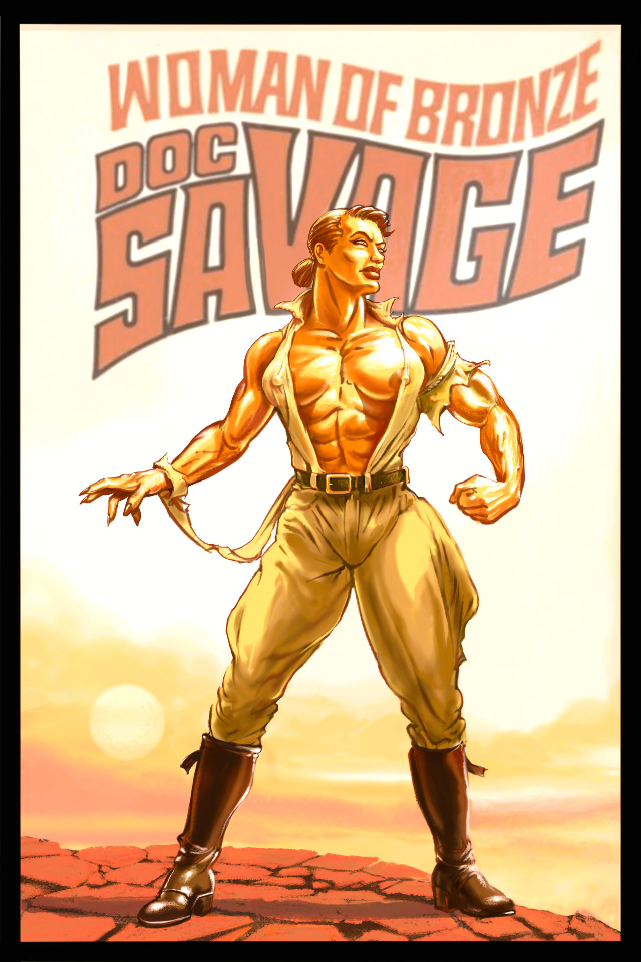 Doc Savage- Woman of Bronze by scratchmark on DeviantArt