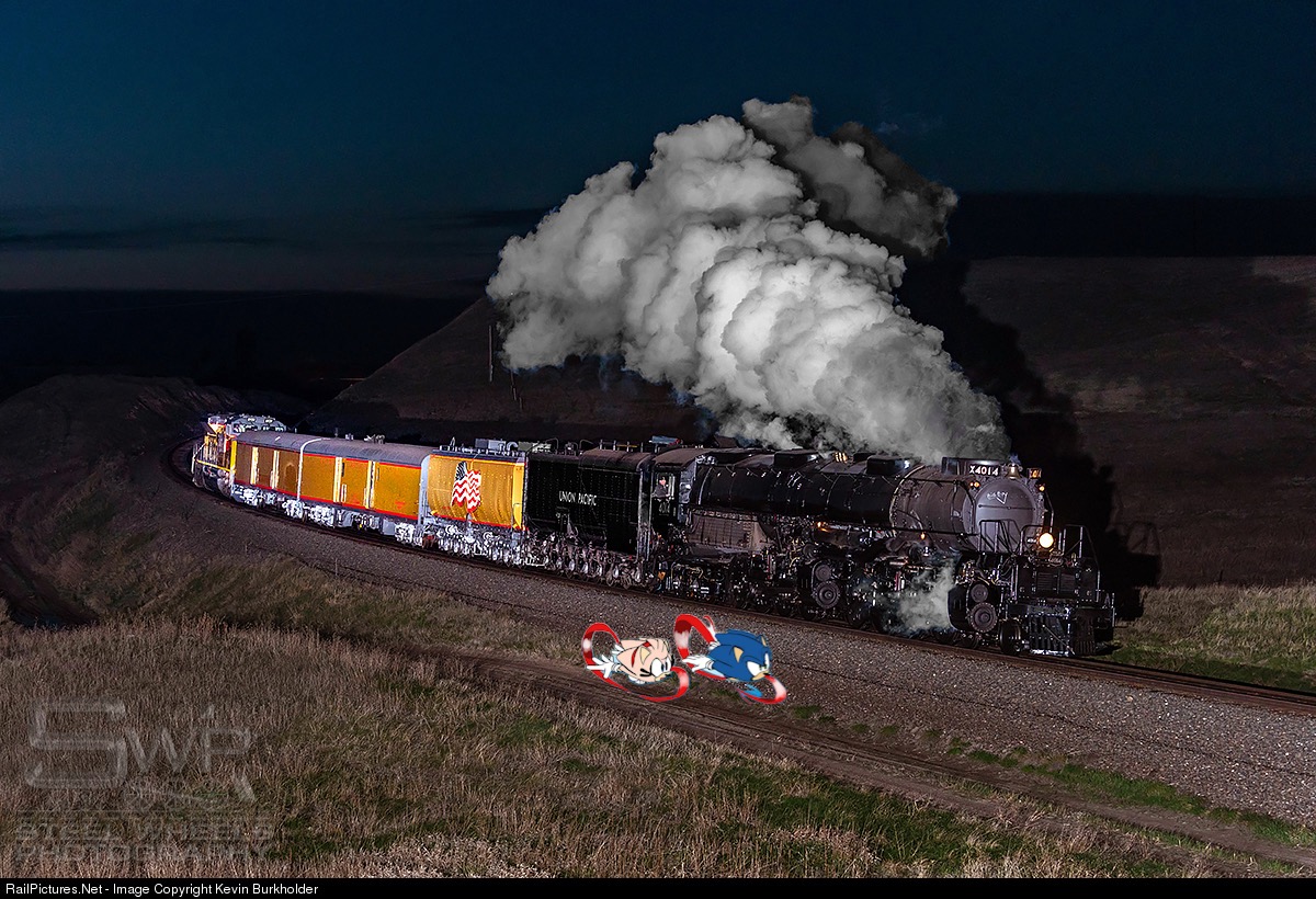 Classic Sonic and Amy racing Big Boy 4014 in 2019 by TFMLP1 on DeviantArt