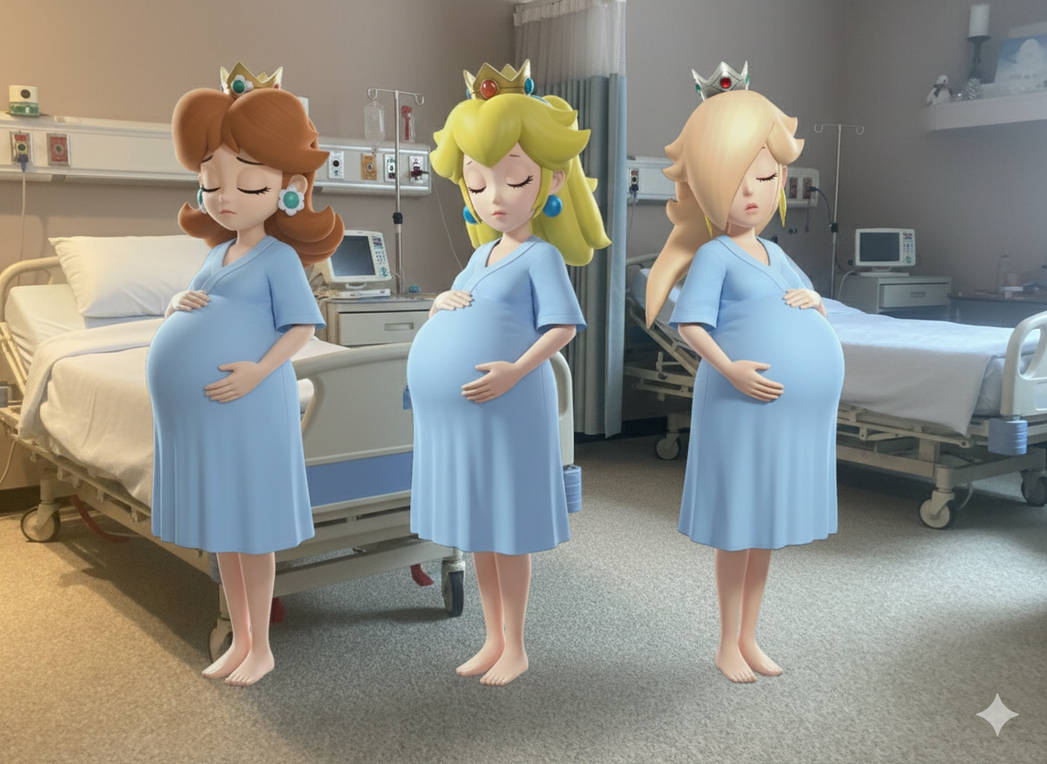 Pregnant Princesses Peach Daisy And Rosalina By TFMLP1 On DeviantArt pregnant-princesses-peach-daisy-and-rosalina-by-tfmlp1-on-deviantart