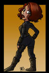 Chibi Black Widow by the-winter-girl