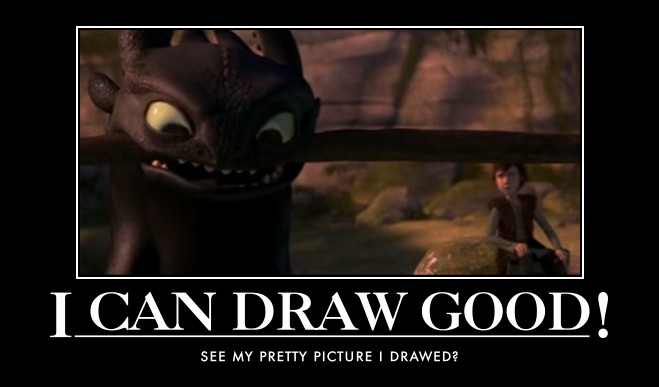 Toothless the Artist