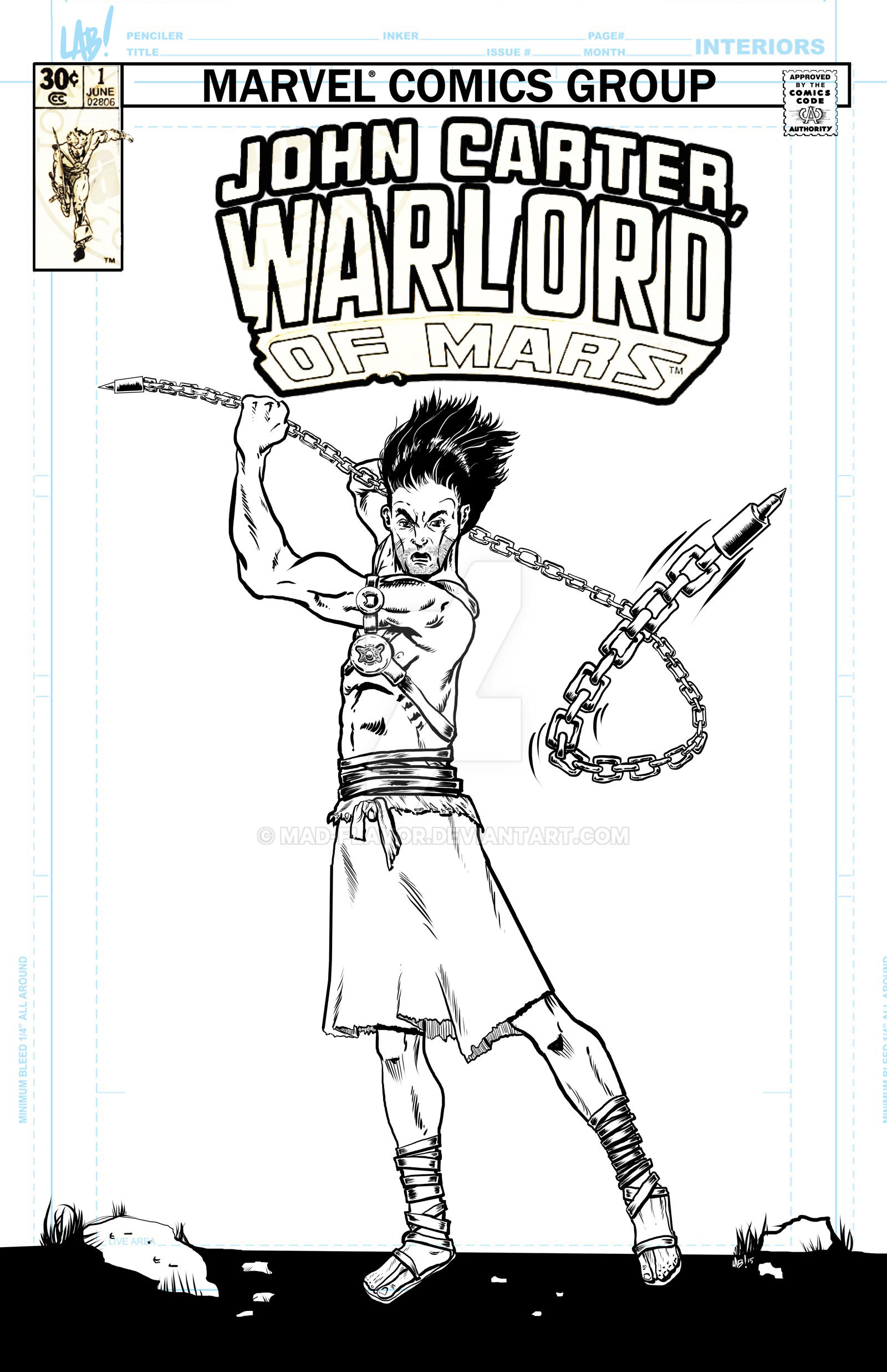 John Carter, Warlord of Mars cover