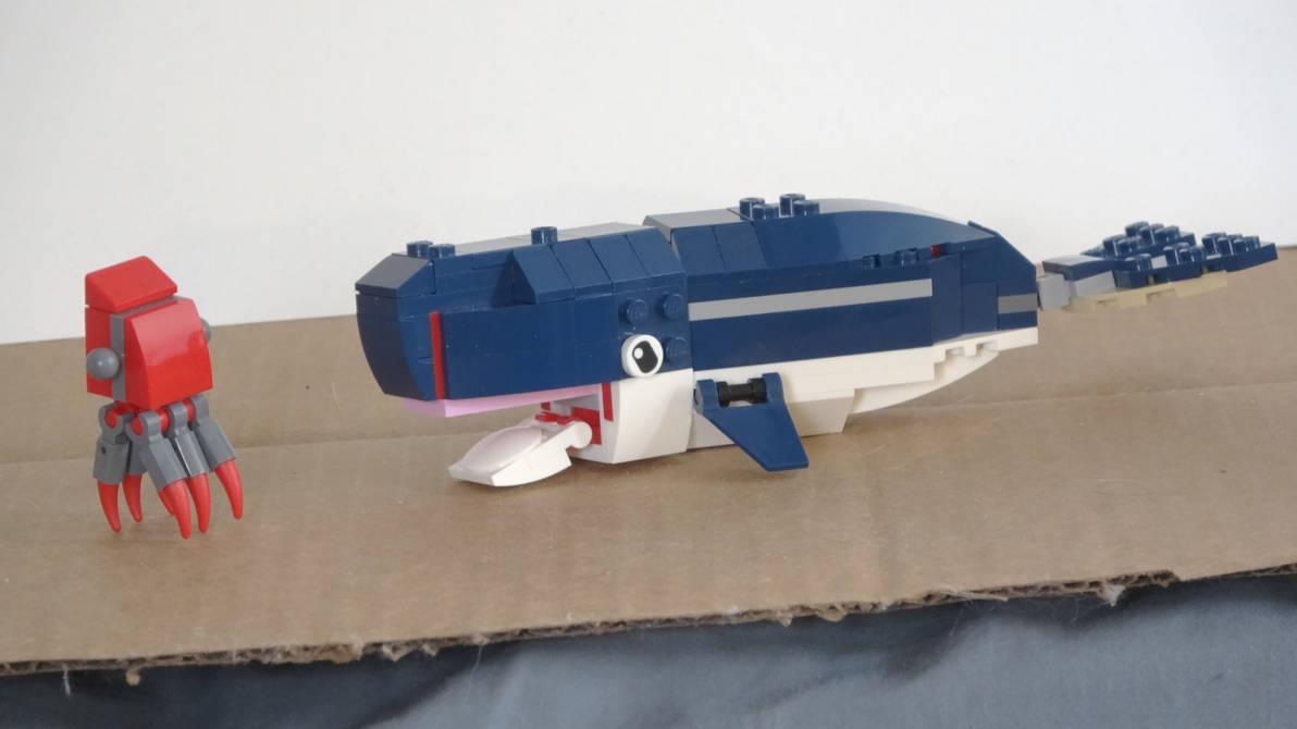 Lego 3in1 Deep Sea Creatures, whale build by LawfulStudios9646 on
