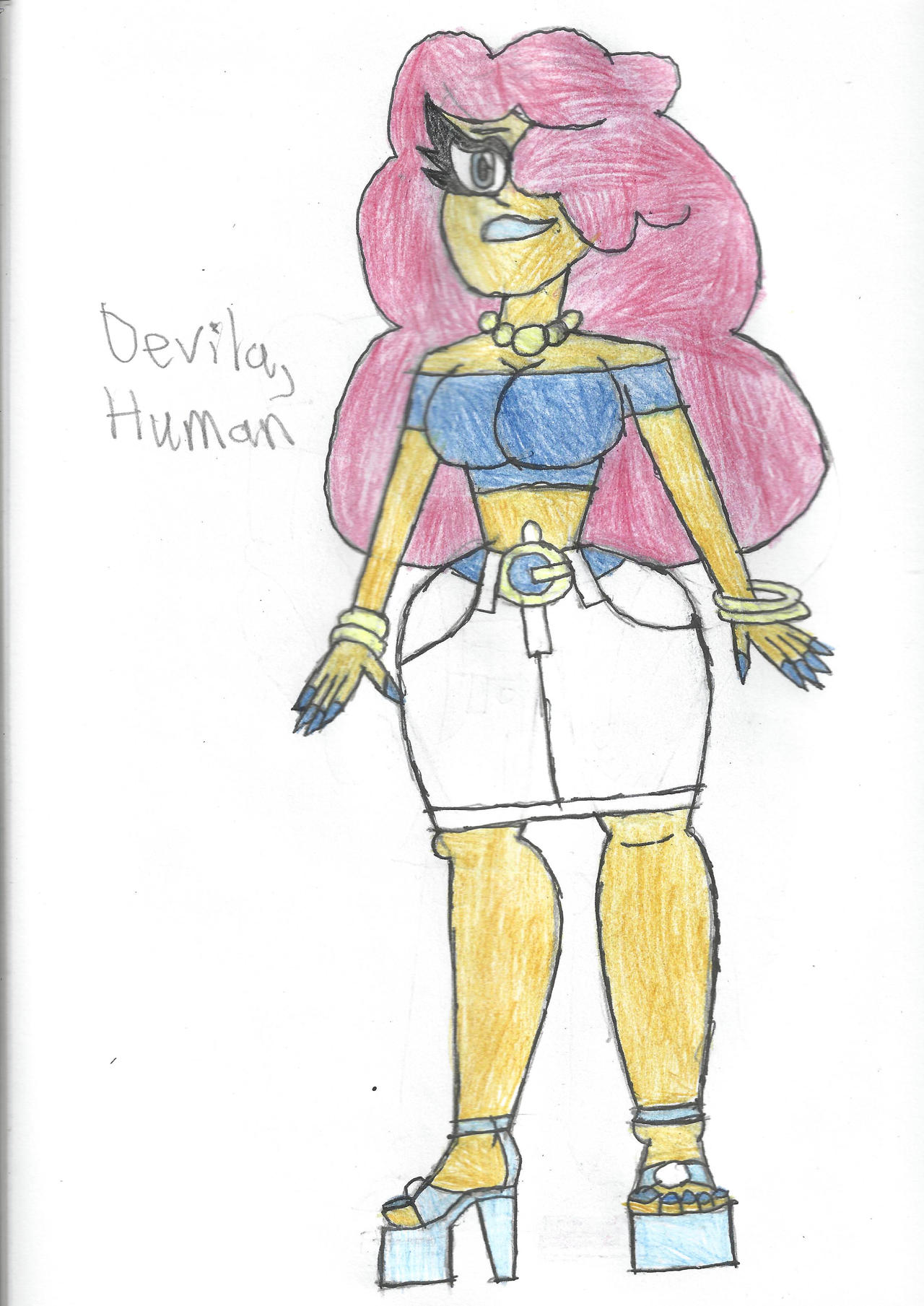Devila, human by LawfulStudios9646 on DeviantArt