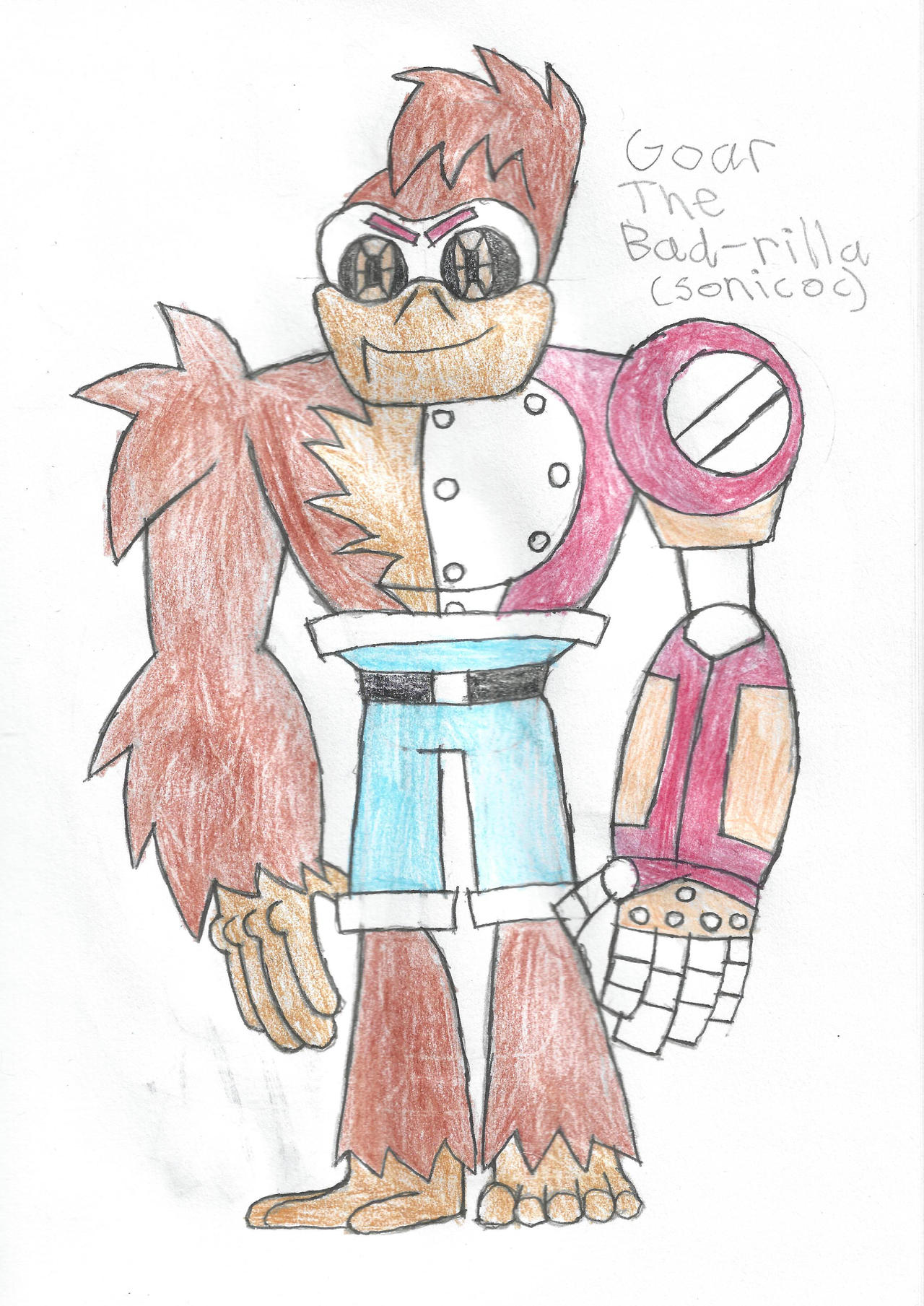Goar the Bad-Rilla (Sonic oc) by LawfulStudios9646 on DeviantArt