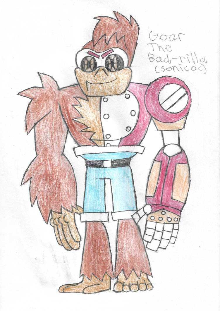 Goar the Bad-Rilla (Sonic oc) by LawfulStudios9646 on DeviantArt