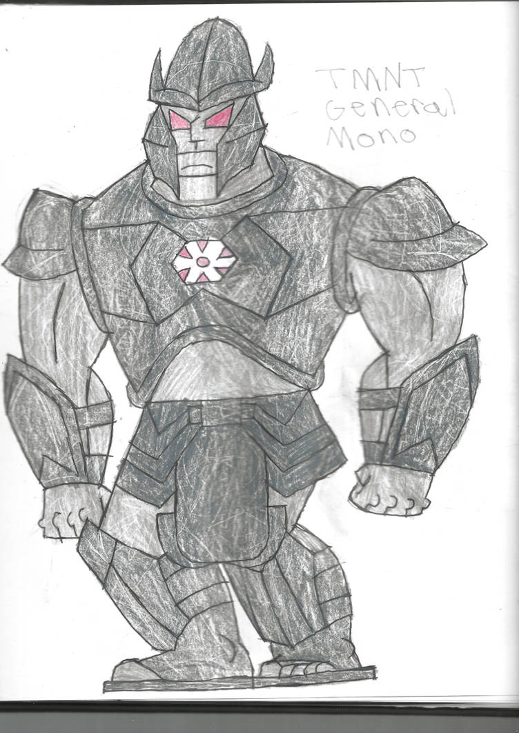 TMNT General Mono by LawfulStudios9646 on DeviantArt