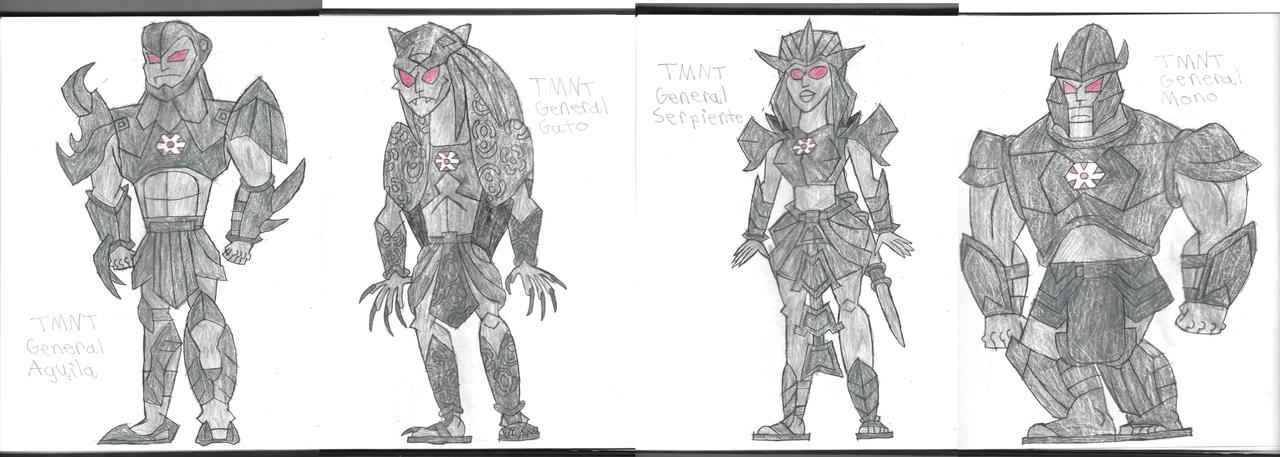 TMNT Stone Generals by LawfulStudios9646 on DeviantArt