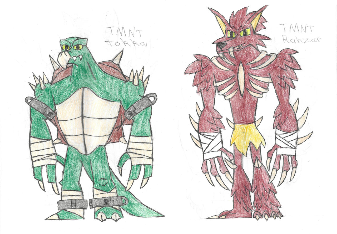 TMNT Tokka and Rahzar by LawfulStudios9646 on DeviantArt