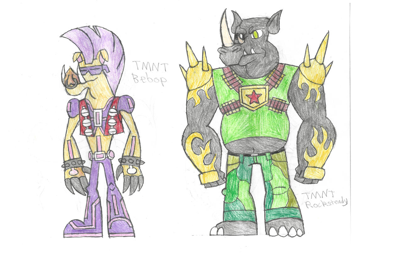 TMNT Bebop and Rocksteady by LawfulStudios9646 on DeviantArt