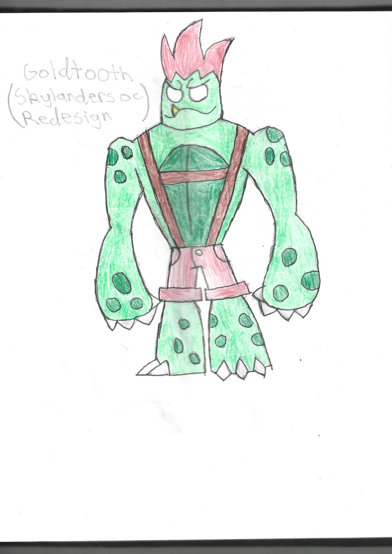 Goldtooth Goldtooth (Skylanders oc revamp) by LawfulStudios9646 on DeviantArt
