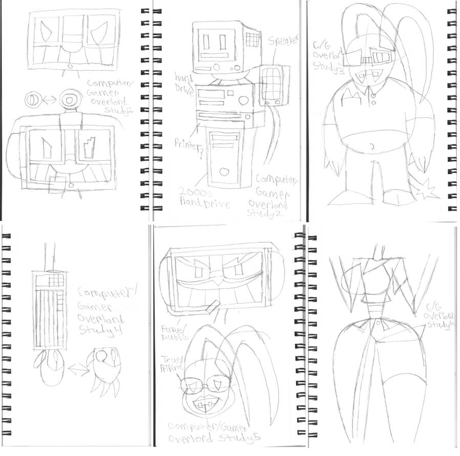 Ownage and Cheat Code Concept Sketches by LawfulStudios9646 on DeviantArt