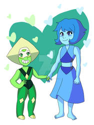 Steven Universe - Lapis and Peridot