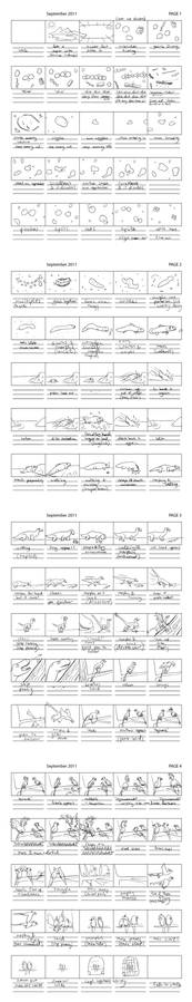 Fish to Dino storyboards (full version)