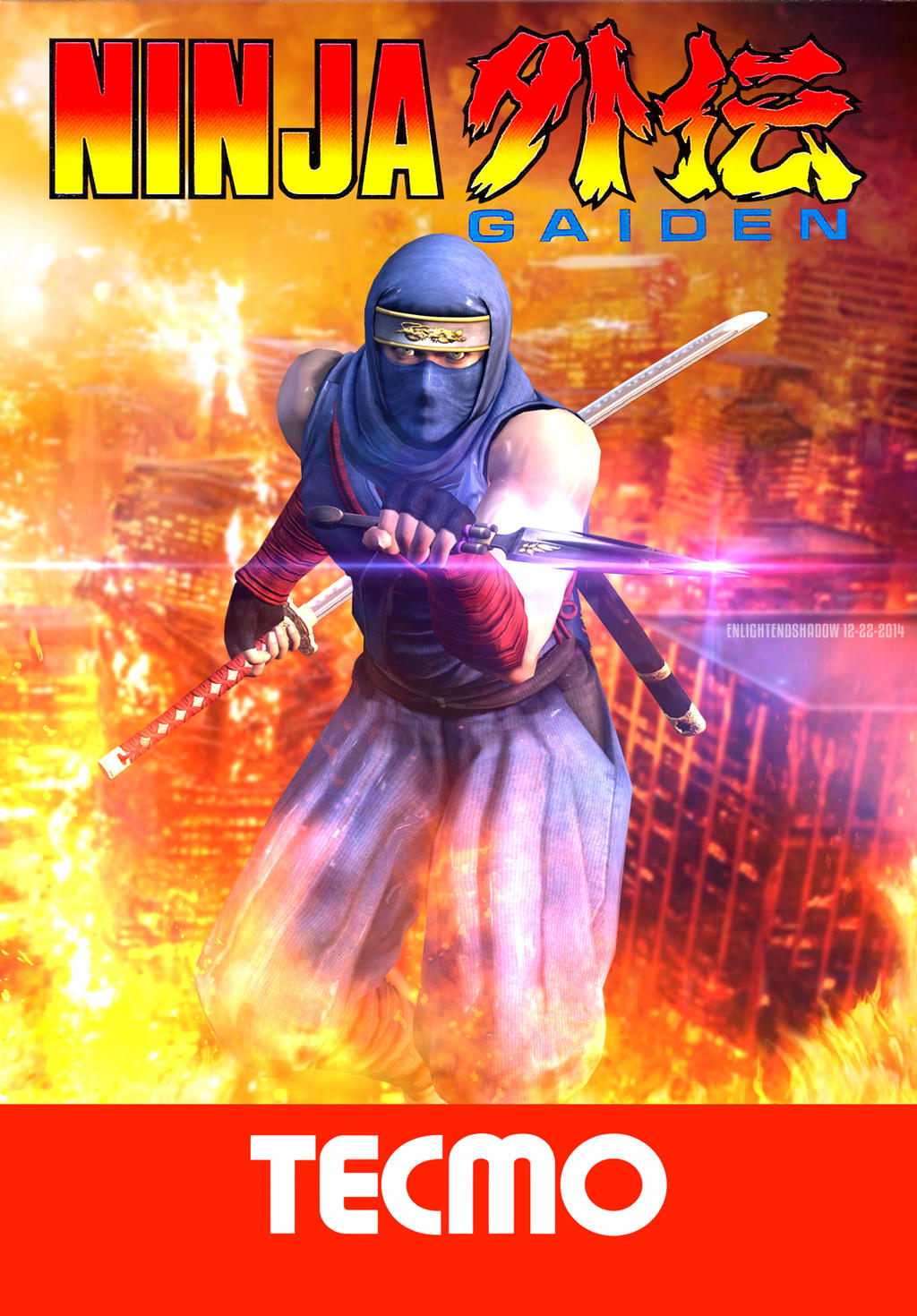 NES Ninja Gaiden Cover HD by EnlightendShadow on DeviantArt