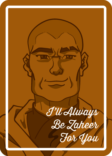 LoK Valentine's Cards - Zaheer