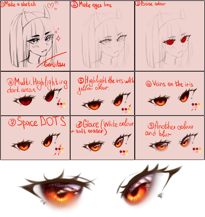 Eyes Tutorial! by GenjitsuArtist on DeviantArt