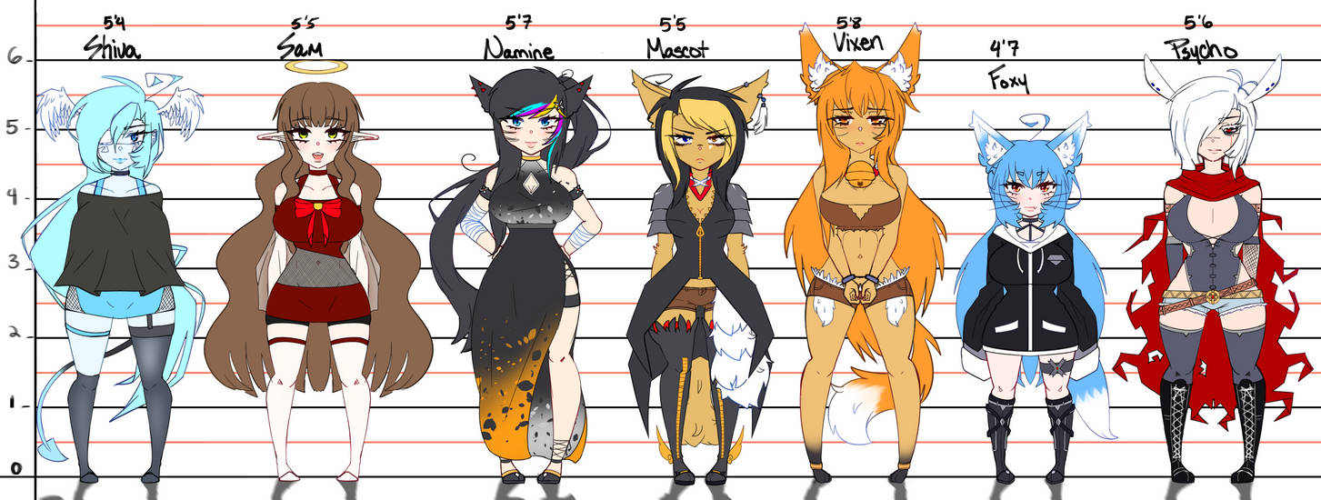 Height Chart by FantasyLinky on DeviantArt