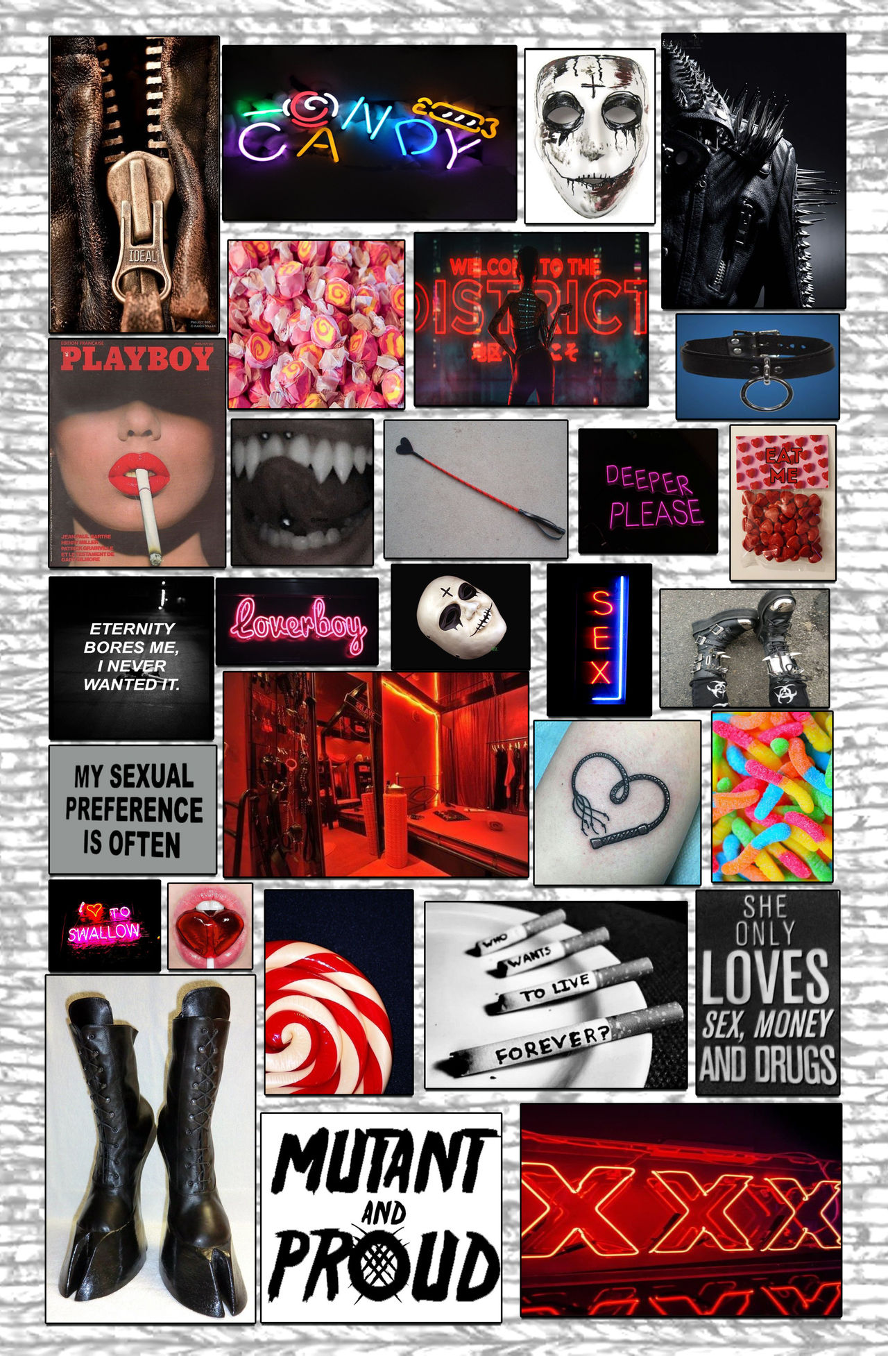 Candy Moodboard (background version) by Electropuz on DeviantArt