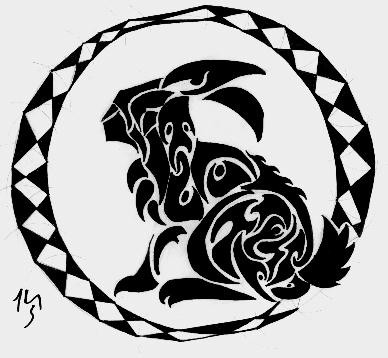 chinese tribal: The Rabbit by Sakashima on DeviantArt