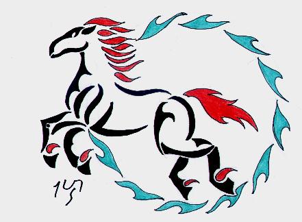 Chinese Tribal: The Horse