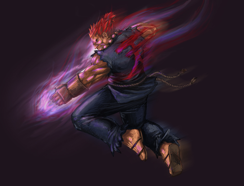 Akuma Artwork Illustration Street Fighter V by Raydash30 on DeviantArt