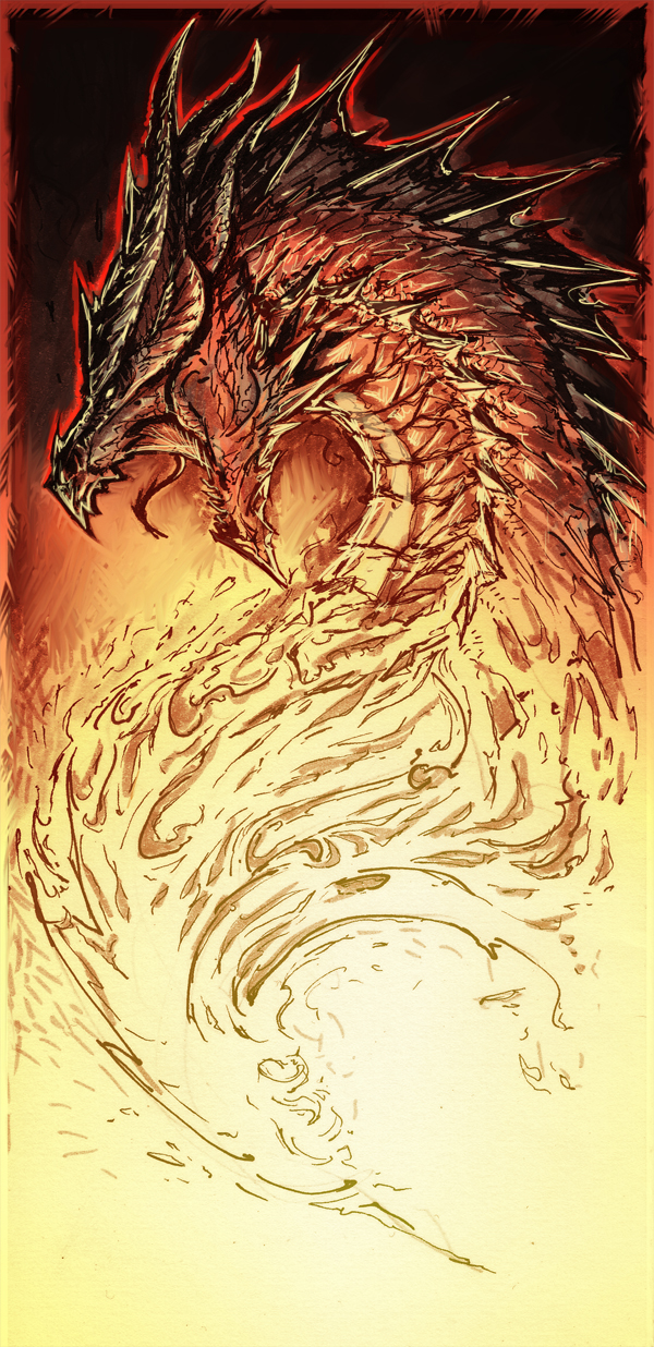 Raging Dragon by YamaOrce on DeviantArt