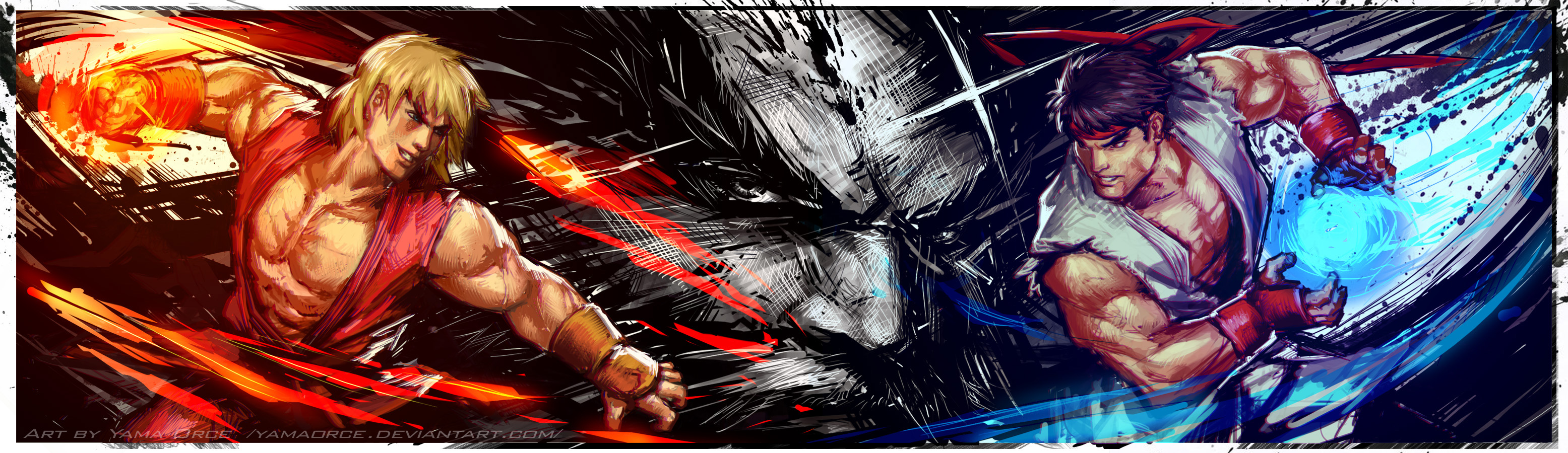 Ken & Ryu Illustration - Street Fighter IV Art Gallery