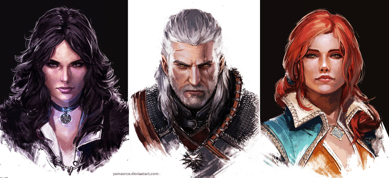 Velerad The Witcher portraits by YamaOrce on DeviantArt