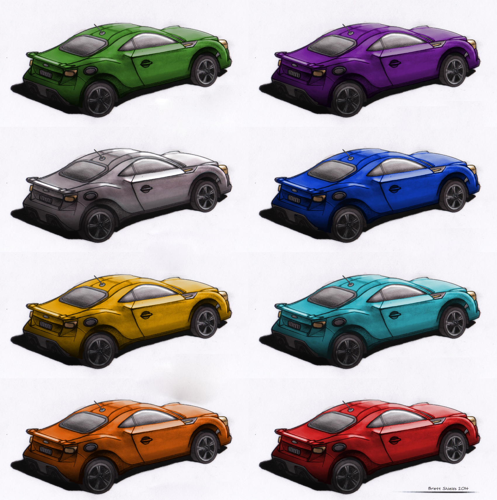 Car Color Variations