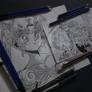 Princess Serenity and The Simpsons Random Sketches