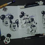 Disney Mickey Mouse Pencil Sketches