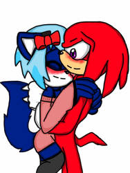 Kira and Knuckles X3 so cute