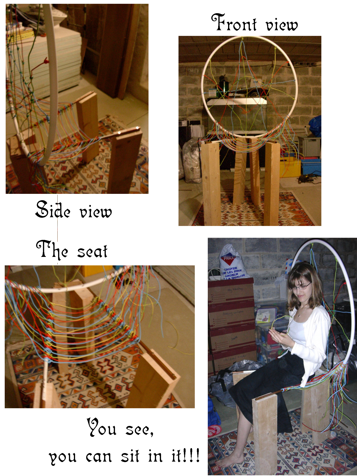 Electric Cable Chair: finished