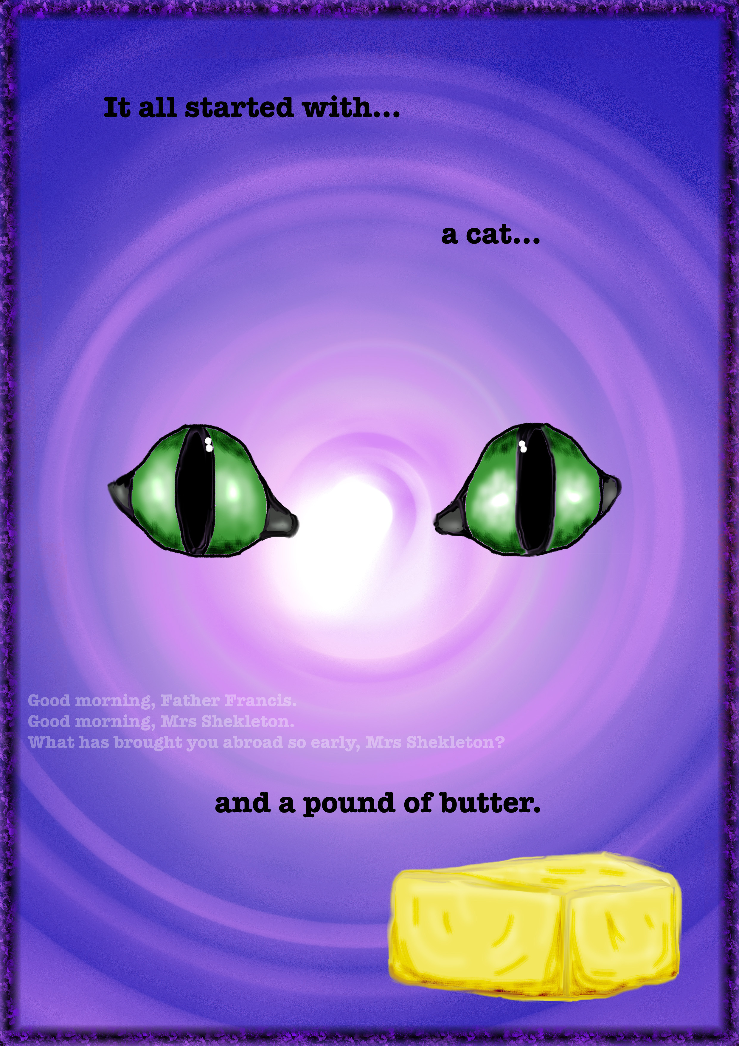 The cat and the butter