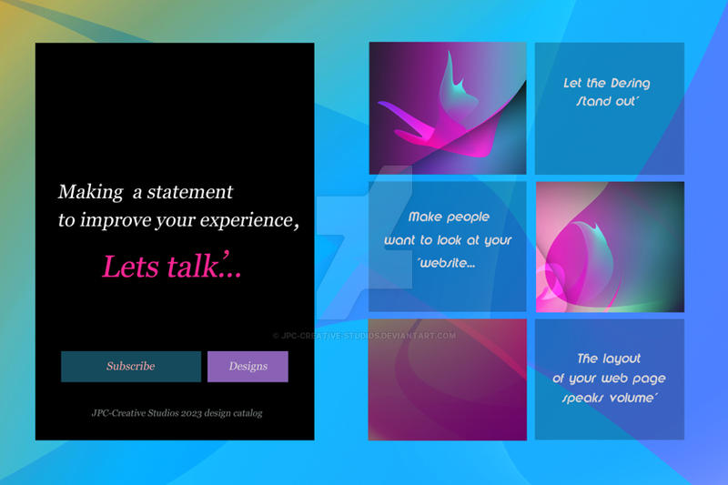 Webpage Front Page Layout by JPC-CREATIVE-STUDIOS on DeviantArt