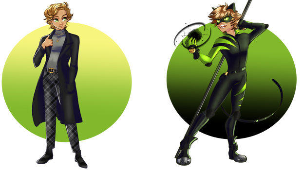 Adrien Agreste/Cat Noir Redesign