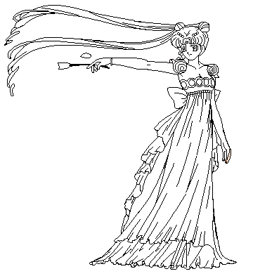 Princess flower Coloring Page