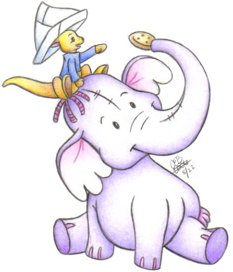 Deviantart Roo And Lumpy Roo and the Heffalump by Berrystuff on DeviantArt