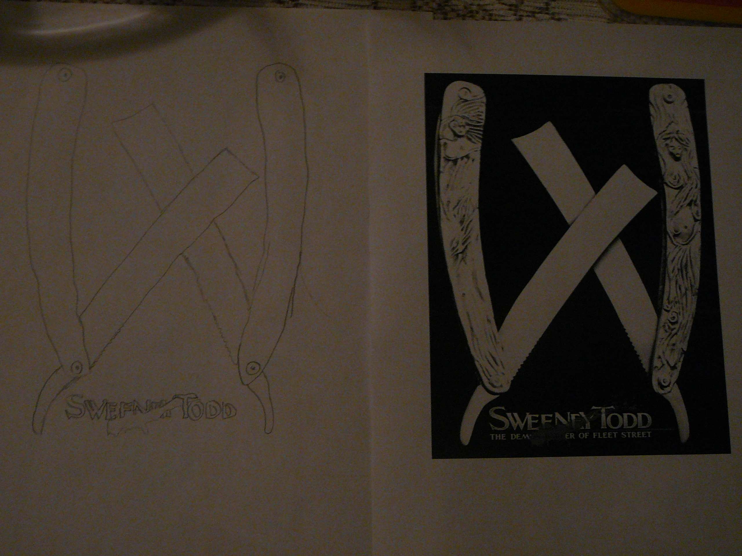 Sweeney Tood Razor Sweeney Todd's Strait Razor 1 by Chocobo322 on DeviantArt