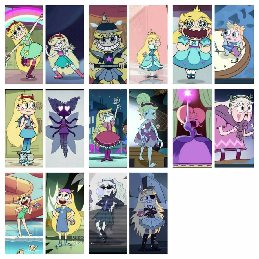 All the outfits Star has ever worn by Ppgfan02 on DeviantArt