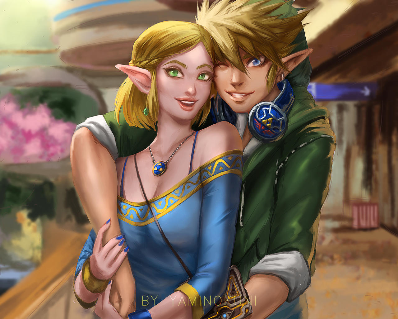 Link X Zelda by yaminokuni on DeviantArt