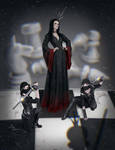 Black Queen. Chess battle by Ksenos-ks