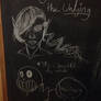 Coffee Shop Chalk Sketch