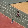 Children playing in a school