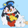 Klonoa gets a boop on his foot