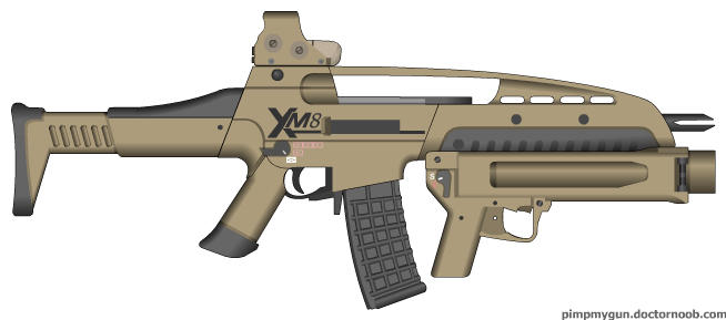 Xm Alien Rifle xm8 assault rifle by davethehedgehog on DeviantArt