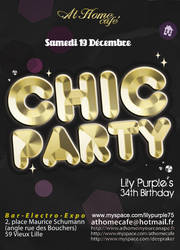 FLYER AtHomeCafe - ChicParty