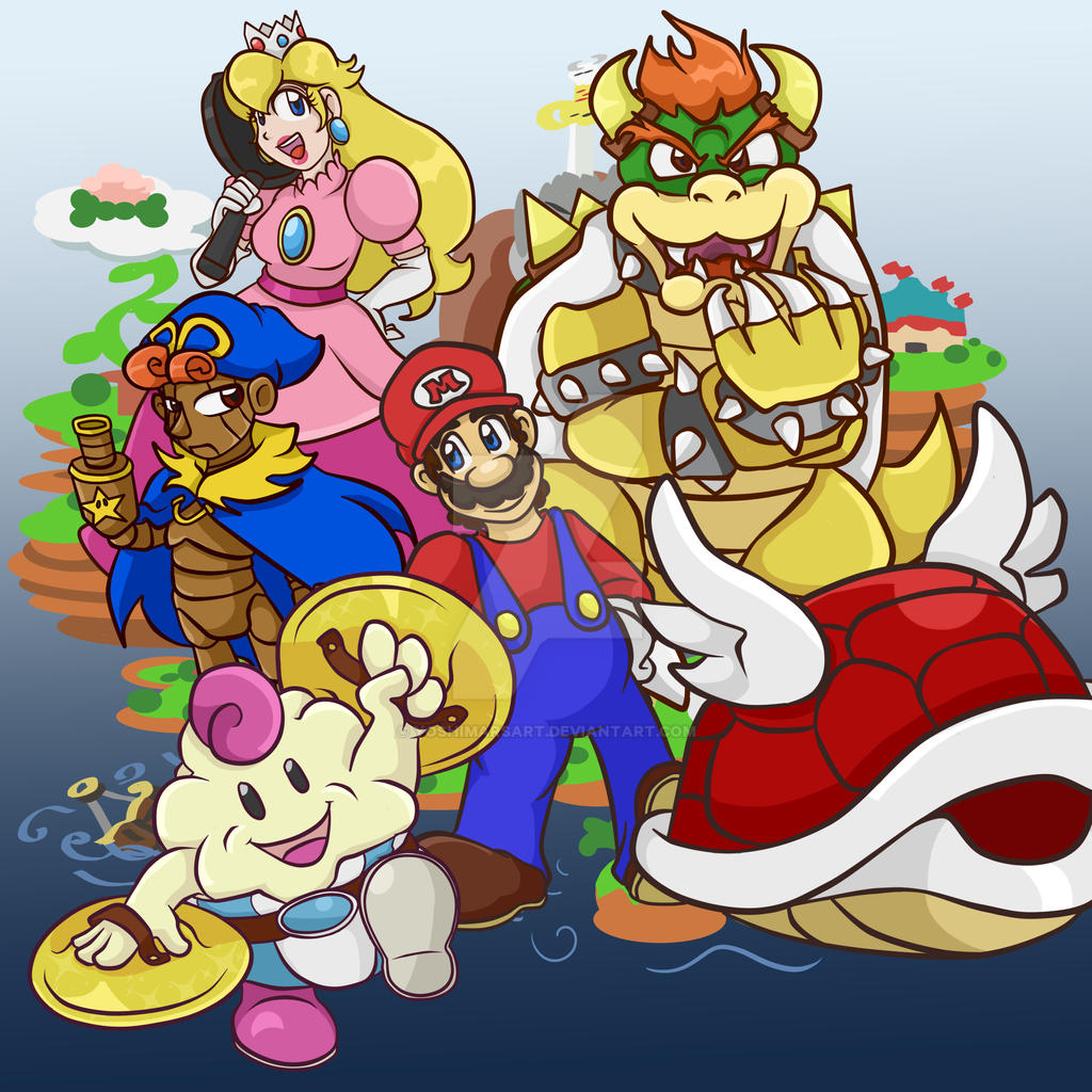 Super Mario RPG - Group Print! by yoshimarsart on DeviantArt