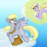 Fly With Me! -Derpy and Dinky Hooves